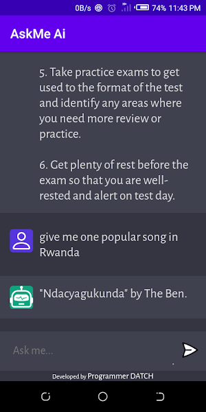 DATCH Ai - Ask Me Robot Screenshot 3