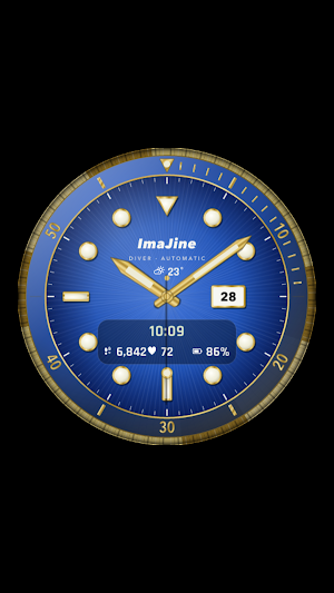 ImaJine Diver Watch Face Screenshot 0