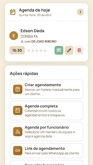Vem De Novo - Gestão de Agenda Screenshot 3