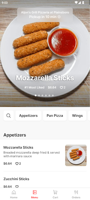 Aljon's Pizza & Sub Shop Screenshot 1