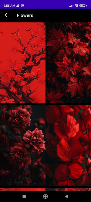 Aesthetic Red Wallpapers Screenshot 1