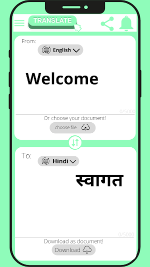 Hindi - English Translator Screenshot 1