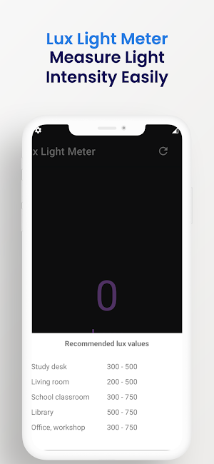 Lux Light Meter Pro Screenshot 2