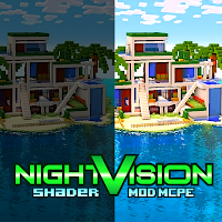Night Vision Shader Mod MCPE