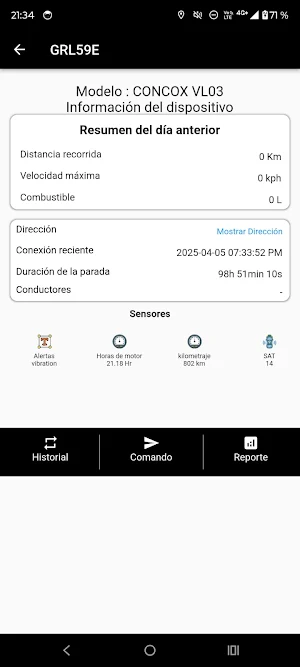 CS RASTREO GPS Screenshot 2