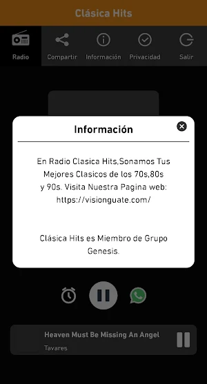 Clásica Hits Screenshot 1