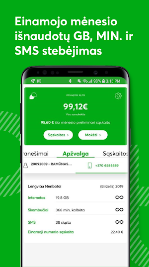 Mano BITĖ Screenshot 2