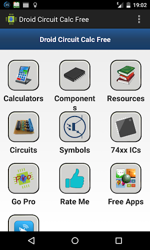 Droid Circuit Calc Free Screenshot 0