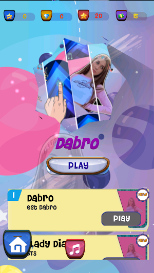 Piano diana Games lady songs 2 Screenshot 0