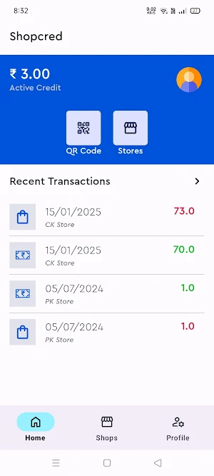 Shopcred: Shop credit book Screenshot 1