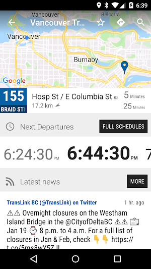 Vancouver Transit Bus - MonTransit Screenshot 1