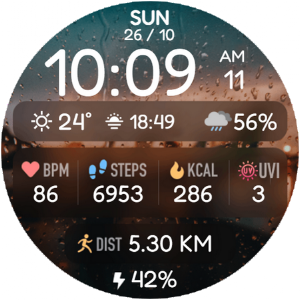 Morning Dew Watch Face Screenshot 3