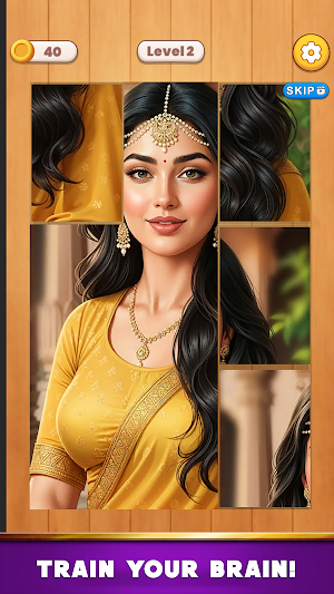 JigSolitaire Art Story Jigsort Screenshot 0