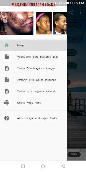 Maganin Kurajen Fuska Screenshot 0