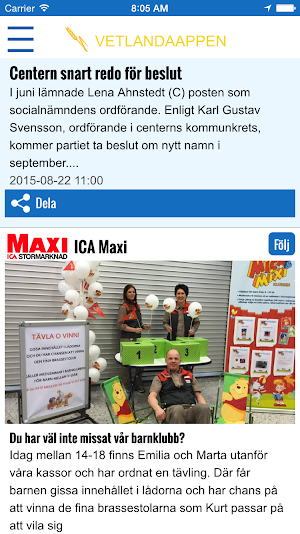VetlandaAppen Screenshot 2