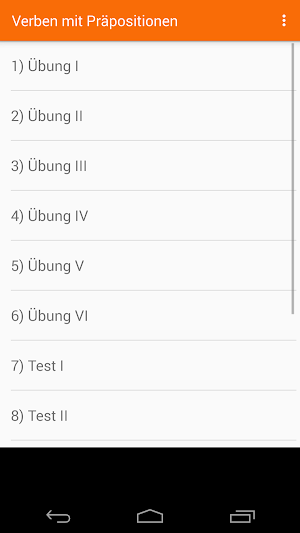 German Verbs B1/B2 Goethe Screenshot 0