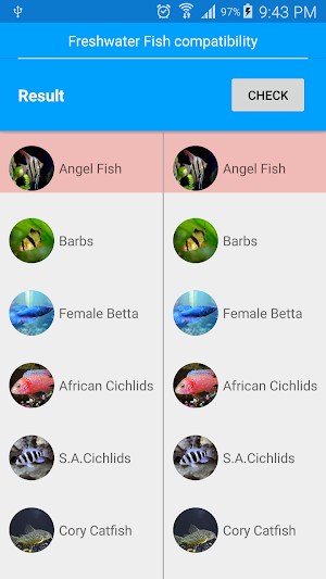 Freshwater Fish compatibility Screenshot 0