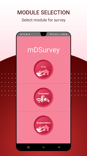 FTTx mDSurvey Screenshot 1