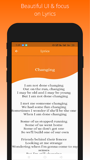 Lyricsology - An Elegant Lyric Screenshot 2