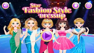 Star Fashion Style Dressup Screenshot 0