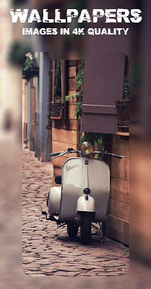 Wallpaper Vespa Classic Screenshot 1