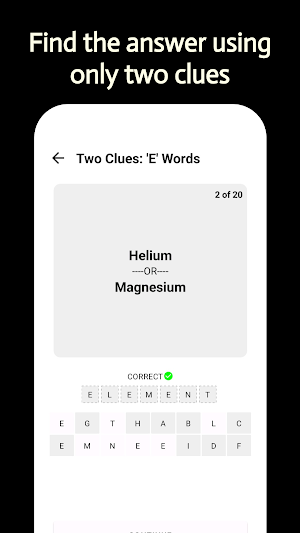 Two clues: Logic game Screenshot 2