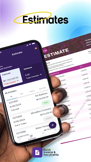 Quick Invoice & Documents Screenshot 3