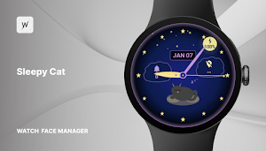 Sleepy Cat - watch face Screenshot 0