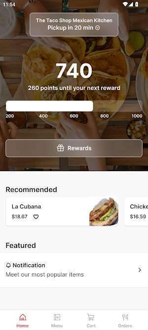 The Taco Shop Mexican Kitchen Screenshot 0