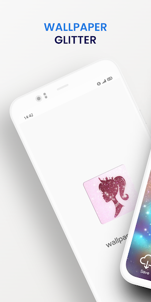 wallpaper glitter Screenshot 0
