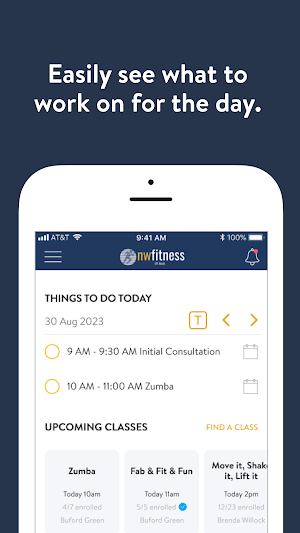 NW Fitness Connect Screenshot 1