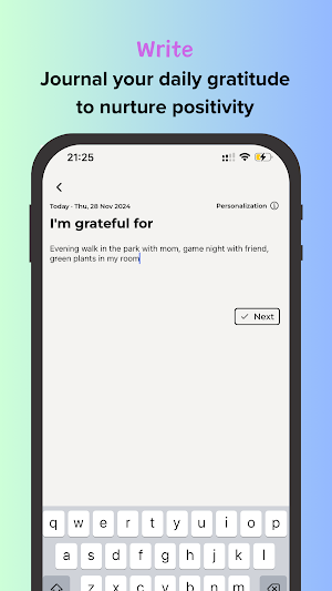 Ponder - Gratitude Screenshot 1