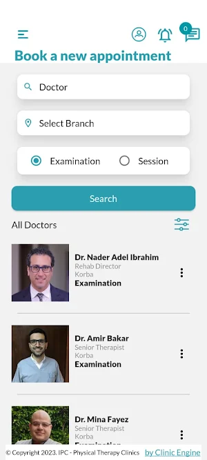 IPC physical therapy Screenshot 2