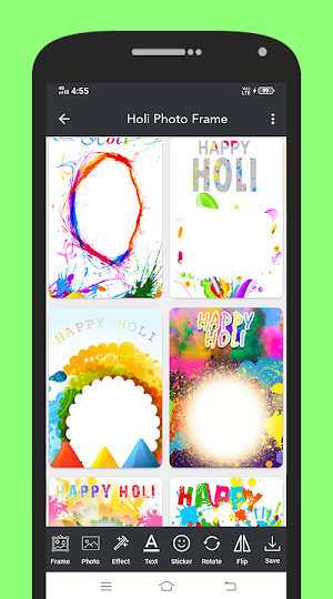 Holi Photo Frame Screenshot 1