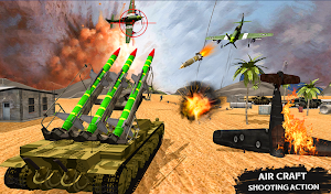 Aircraft Shooting Missile Strike-Free Action Game Screenshot 0