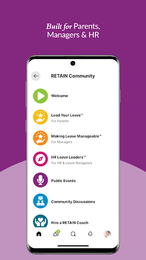 RETAIN Coaching Hub Screenshot 2