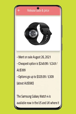 Samsung Galaxy watch 4  Guide Screenshot 3