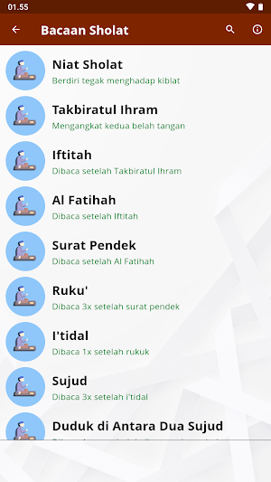 Tuntunan Sholat & Doa Lengkap Screenshot 1