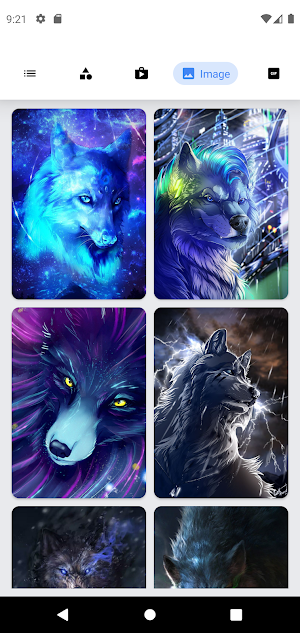 Wolf Wallpaper Parallax 4K Screenshot 1