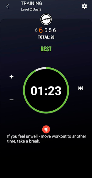 100 Push-ups Workout plan BeStronger New Screenshot 3