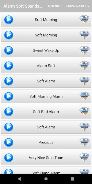 Alarm Soft And Sweet Ringtones Screenshot 1