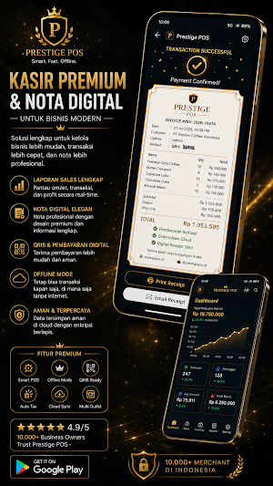 Prestige POS - Smart Cashier Screenshot 1