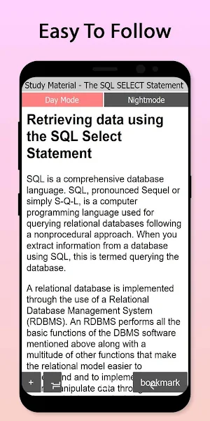 Easy SQL Certification Tutorial Screenshot 2