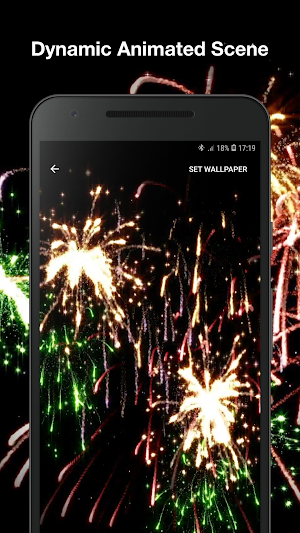 Real Fireworks Live Wallpaper Screenshot 1