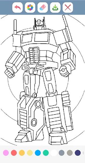 Autorobot Coloring Book Screenshot 3