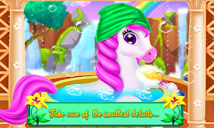 Rainbow Baby Unicorn - My Favorite Pet Screenshot 0