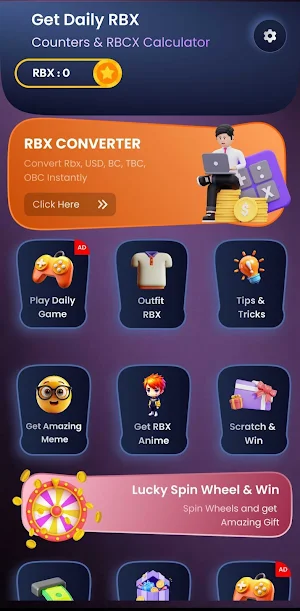 RBX Calculator Robox Counter Screenshot 0