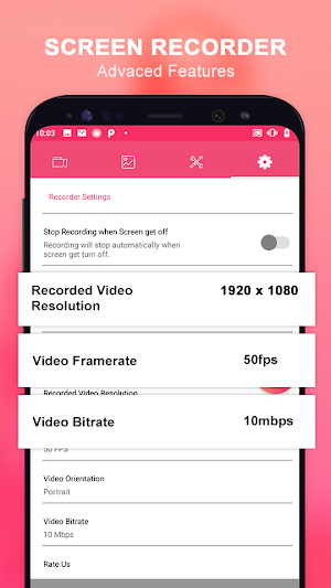 Screen Video Recorder  &  Screenshot Screenshot 2