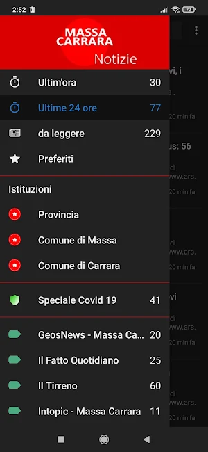 Massa Carrara notizie Screenshot 0