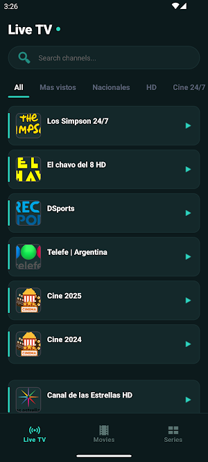 SportsFire TV Screenshot 2